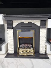 Биокамин Dimplex Luxemburg очаг Atherton сланец/темный дуб (каменный) (выставочный образец) Биокамин Dimplex Luxemburg очаг Atherton сланец/темный дуб (каменный) (выставочный образец)