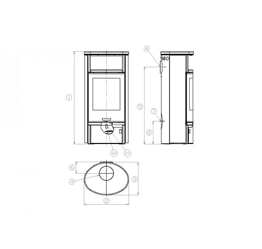 Печь-камин Atlantik 5_1 Печь-камин Atlantik 5_1